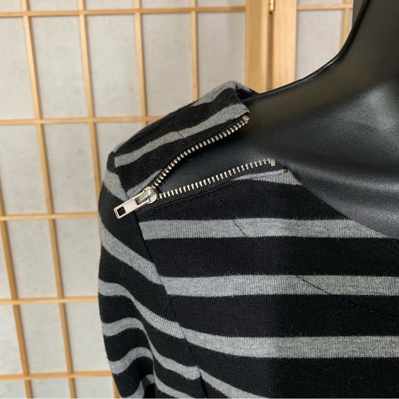 Merona Long Sleeve Striped Jersey Knit Dress - Picture 10 of 11